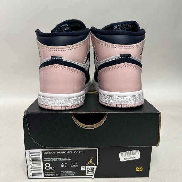 Nike Air Jordan 1 High OG TD “Atmosphere/Bubblegum” 2024 - Picture 4 of 5